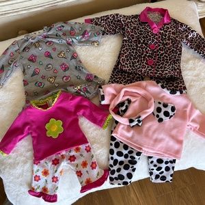 Doll Clothes (Pajama sets) - Pre-owned